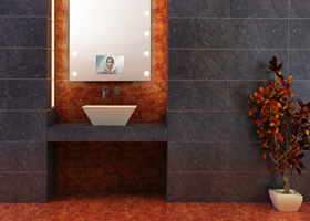 Καθρέπτης με ενσωματωμένη τηλεόραση