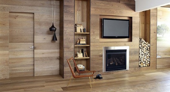 Επενδύστε το σπίτι σας εσωτερικά με ξύλο.