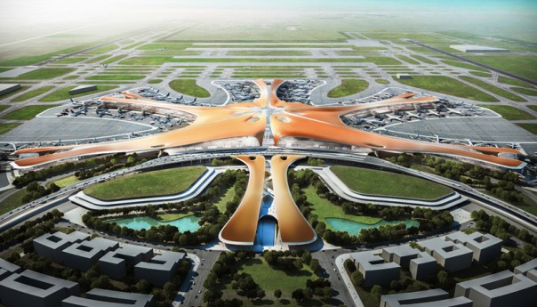To μεγαλύτερο terminal του κόσμου στο Πεκίνο από τη Zaha Hadid