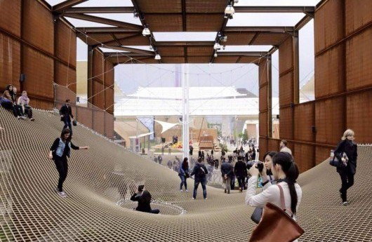 To περίπτερο της Βραζιλίας στην Expo 2015 στο ΜΙλάνο